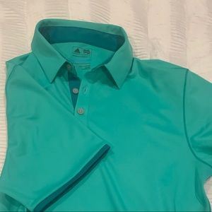 Men’s adidas golf polo. Size medium. Green
